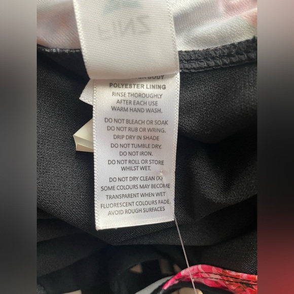 New Finz Women Floral Bikini One Piece Size L10 - Picture 9 of 9